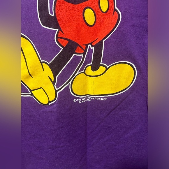 Vintage 90s The Walt Disney’s Company By Sherry Mtg Micky Mouse Unisex T-Shirt - Picture 3 of 10